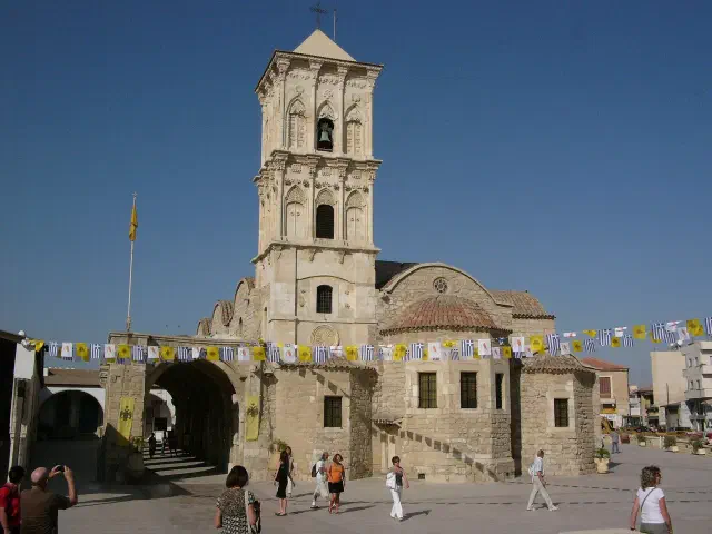De Agios Lazaros-kerk in het centrum van Larnaca